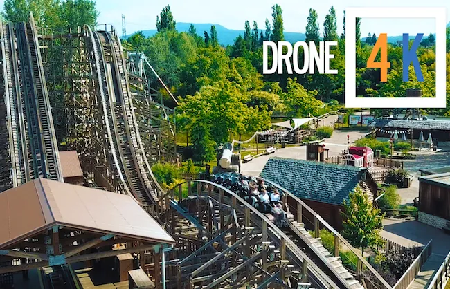 Timber - From the sky - Walibi Rhône-Alpes